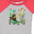 thumbnail image 4 of Inktastic Cute Lizards Hanging out Boys or Girls Baby Bodysuit, 4 of 5