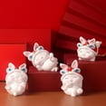 thumbnail image 6 of Rabbit Ornament Bunny Figurine Sculpture Lucky Cute Gaming Office Table Desk Car Ornaments Home Decoration New Year, 6 of 18