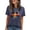 Dark Blue, variant on Summer Tops Womens Spring Short Sleeve Shirts Beach Vacation Clothes Fashion Sunset Printed Tshirts for Teen Girls