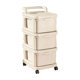 thumbnail image 2 of Rolling Storage Carts With Drawers Plastic Storage Drawer Unit With Wheels Mobile Organizer Carts For Snacks Toys, 2 of 6