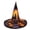 30#A, variant on Witch Hat for Women Halloween Vintage Floral Pointed Wizard Hat Ghost Wide Brim Quilted Cosplay Costume Accessories Adults