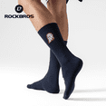 thumbnail image 3 of ROCKBROS Black Cycling Socks for Men Women - Breathable Comfortable Durable Stylish Athletic Biking Socks, 3 of 10