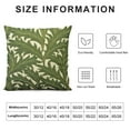 thumbnail image 5 of COMIO  Leaf Green Throw Pillow Covers, Plant Pillows Decorative Throw Pillows for Bed Couch Sofa Bedroom, 5 of 5