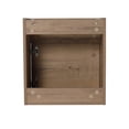 thumbnail image 3 of Topcobe Bathroom Vanity Set, Wall Mounted Cabinet with Top for Bathroom, 18x10 in, Imitative Oak, 3 of 7