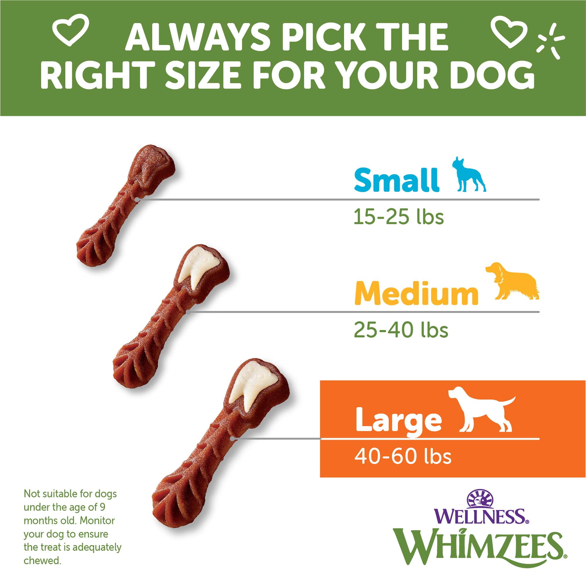 Wellness WHIMZEES Value Pack Natural Dog Dental Treat, Chews, Freshens Breath, Large Size, 50.9 oz Box, 24 Count