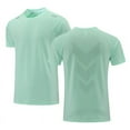 thumbnail image 3 of Camiseta de secado rápido para hombre, camiseta deportiva para correr, camiseta de entrenamiento para gimnasio, ropa deportiva informal transpirable para correr, 3 of 5