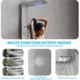 thumbnail image 4 of Shower Head ” High Pressure Rain/Hand Shower Combo with ” Extension Arm Function Hand Shower LeakProof Shower Head with Holder/Shower Hose Height/Angle Adjustable(” Chrome Pla, 4 of 8
