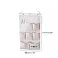 thumbnail image 3 of ShaoXinWan Multi Compartment Fabric Storage Organizer, Foldable Ventilated Wall Hanging Pocket Bag, Multi Size Sundry Caddy for Bathroom Bedroom Cosmetic & Dorm Storage, 3 of 6