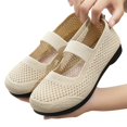 thumbnail image 4 of Willtoo Mary Jane Flats Women with Adjustable Strap Wide Round Toe Casual Ballet Flats Orthopedic Shoes Dressy Comfortable for Office Work Walking Business, 4 of 6
