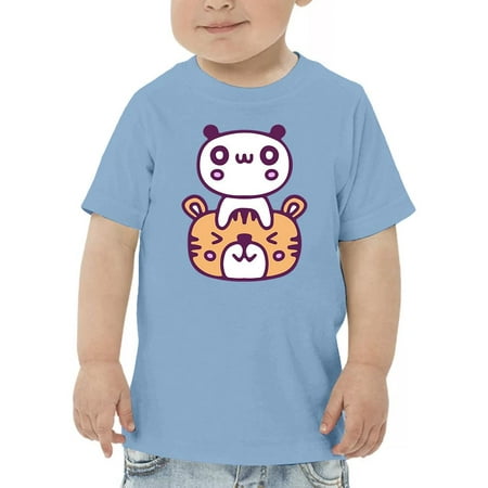 

Kawaii Panda And Tiger Friends T-Shirt Toddler -Image by Shutterstock 4 Toddler