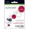 Cricket $40 Broadband Card