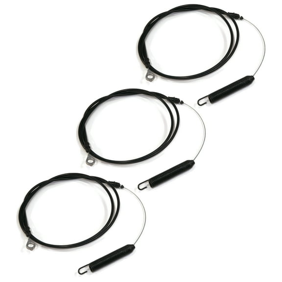 The ROP Shop 3 Pack - Deck Engagement Clutch Cable for Husqvarna 532408319 532435110 Mower