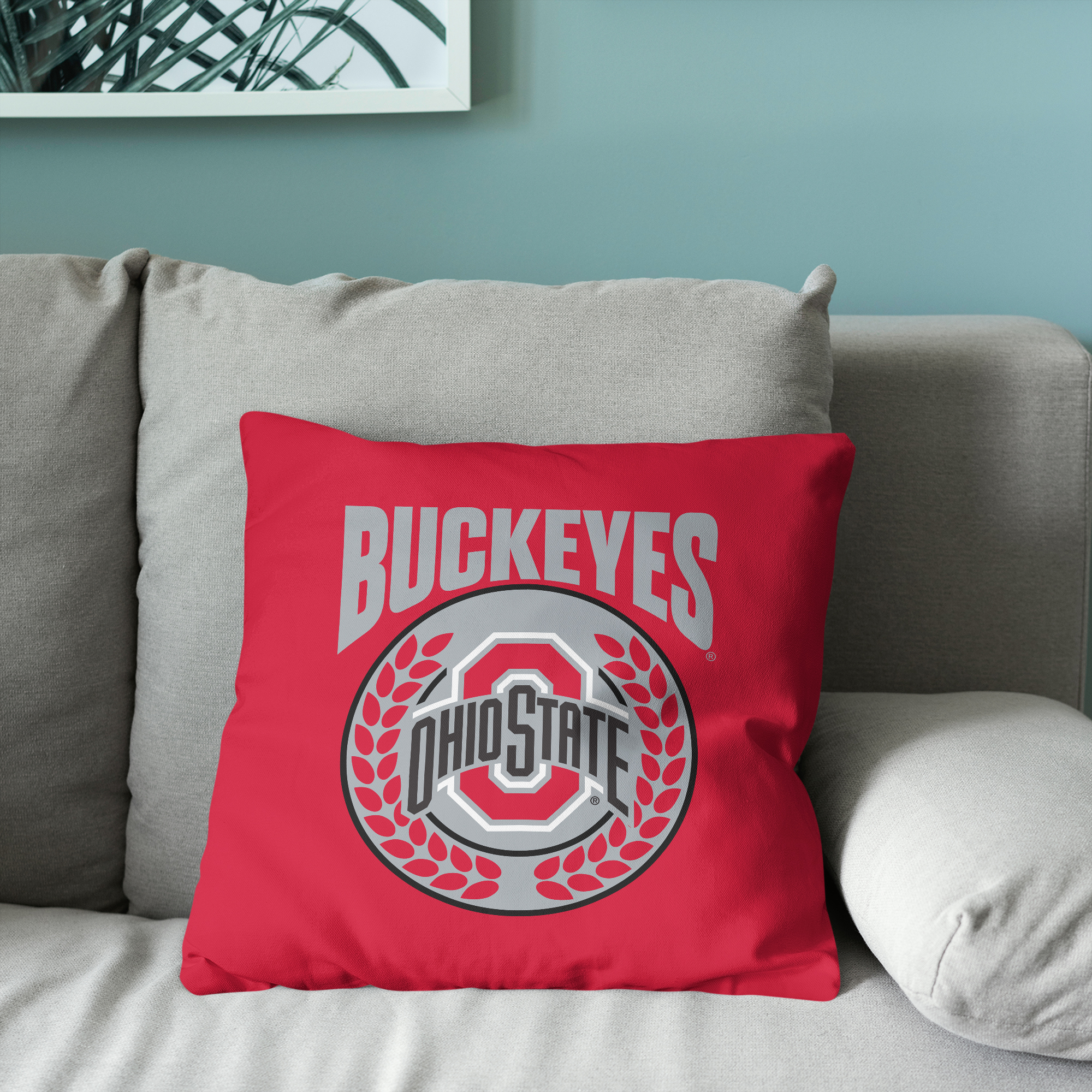Ohio State NCAA Triumph Square Cloud Pillow 24 inches