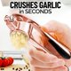 thumbnail image 2 of Prensa de ajos Zulay Kitchen con mango ergonómico suave y fácil de apretar - Herramienta para picar ajos con diseño resistente que extrae más pasta de ajo - Trituradora de ajos y prensa de jengibre fá, 2 of 5