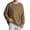 #Coffee, variant on Fanshiluo Men's Crew Neck Knit Sweater, Long Sleeve Loose Fit Pullover Top for Fall Winter,L,Big and Tall Men