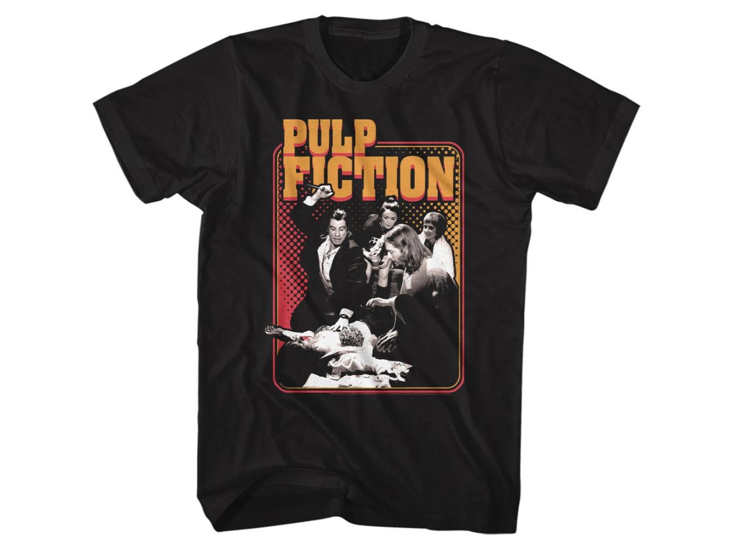 Pulp Fiction 90s Movie Shot of Adrenaline Scene Adult Short Sleeve