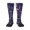 1 Black, variant on Floral Hippie Mushrooms Print Thigh High Socks Extra Long Stretchy Sock Women Over Knee High Opaque Stocking Daily Wear