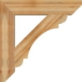 thumbnail image 3 of Ekena Millwork 6"W x 34"D x 34"H Olympic Slat Rough Sawn Bracket, Western Red Cedar, 3 of 4