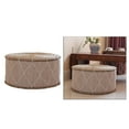 thumbnail image 6 of YWMJZEU Handwoven Straw Futon Floor Pillow Thick Meditation Cushion Small Stool Pouf Pad Ottoman Footstool for Women Men Milk White, 6 of 8