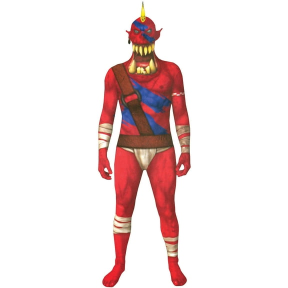 Loftus International Jaw Dropper Red Morphsuit Costume Adult Large Male