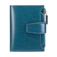 thumbnail image 2 of Women Wallet Smooth Faux Leather Zipper Closure RFID Multi Pockets Large Capacity Phone Cash Changes Storage Purse Short Card Holder, 2 of 7
