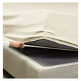 thumbnail image 4 of 18"- 21" Extra Deep Pocket Fitted Sheet for High Mattress - Hotel Luxury Silky Soft Double Brushed Microfiber Sheet, Wrinkle Bed Sheet, XL - Cream Beige, 4 of 8