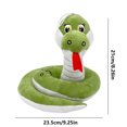 thumbnail image 6 of xaoyunyn Year of the Snake Christmas Stuffed Toy,Cute Anime Style Kids' Toy,Festive Celebration,Quality Craftsmanship,Perfect for All Occasions,Green, 6 of 7