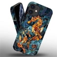 thumbnail image 3 of FKBRCL4U Compatible with iPhone 11 Glossy Case, Ocean Seahorse Stained Glass Pattern for Girl Full Body Design Soft Silicone Drop Shock Scratch Protection for iPhone 11, 3 of 7