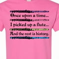 thumbnail image 4 of Inktastic Funny Flute Music Quote T-Shirt, 4 of 5