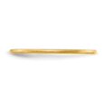 thumbnail image 2 of Diamond2Deal 14k Or Jaune 1.2mm Demi-Rond Satin Femme Empilable Taille 9.5, 2 of 3