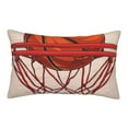 thumbnail image 3 of Salouo Basketball Shot Print Print Pillow Case Cover,Wrinkle-Free Bed Pillow Cover Pack of 1 Home Decor Fade-Resistant and Stain-Resistant ,Pillows Not Included -16"x24", 3 of 8