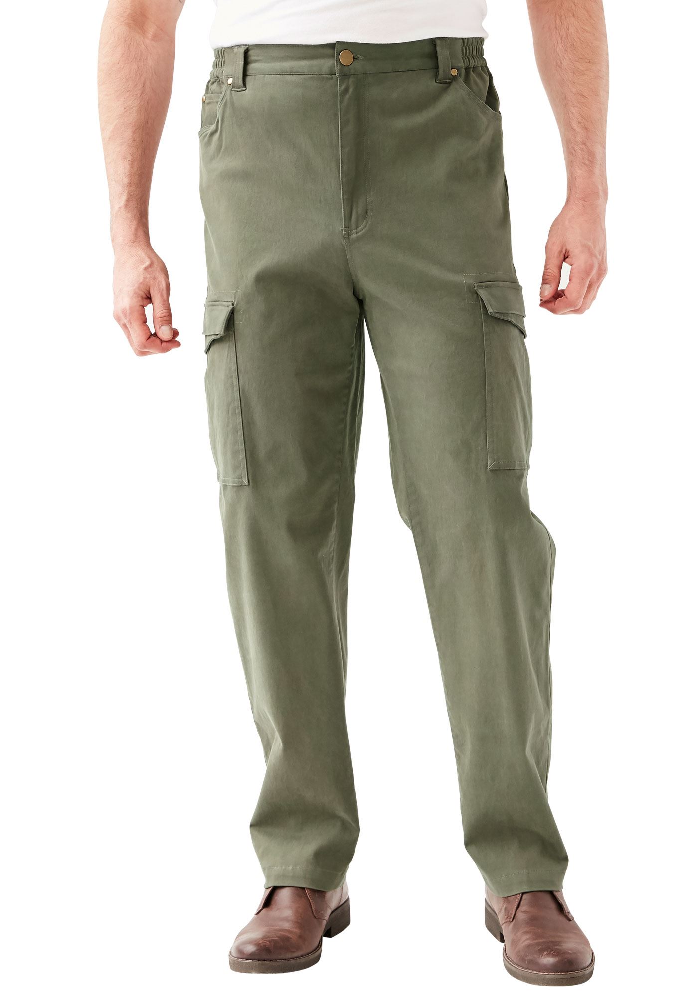 big and tall black cargo pants