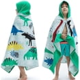 thumbnail image 1 of Beach Bath Towel With Hood-24*47-dinosaur, 1 of 5