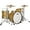 Lemon Oyster, variant on Ludwig Classic Oak 3-piece Pro Beat Shell Pack With 24" Bass Drum Silver Sparkle