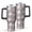 Pioneer Flower Floral-3, variant on 40oz Pioneer Flower Floral Print Pattern Insulated Tumbler with Handle, BPA-Free Leak Proof Lid and Straws, Double Wall Vacuum, Hot 12h/Cold 34h