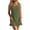 01 Army Green, variant on Sexy Sheer Beach Dress for Women Summer Loose Crew Neck Sleeveless Loose Cover Ups Tunic Casual Mini Dresses