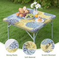 thumbnail image 4 of Bohemian Print Elastic Edge Square Table Cover for Outdoor Patio and Kitchen Table Decor, 4 of 6
