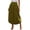 Green, variant on CAIXIA Womens Bubble Maxi Skirt, Elastic Waist Puffy Hem A-Line Skirt with Pockets