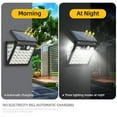 thumbnail image 4 of Solar Motion Sensor Light Waterproof Solar Wall Light with 72LEDs Solar Light 3 Lighting Modes with 270-degree Beam Angle for Patio Garden Pathway, 4 of 11