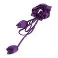 thumbnail image 5 of Unique Bargains 1 Pc Elegant Tulip Pendant Hair Scrunchies Hair Ties Deep Purple, 5 of 5