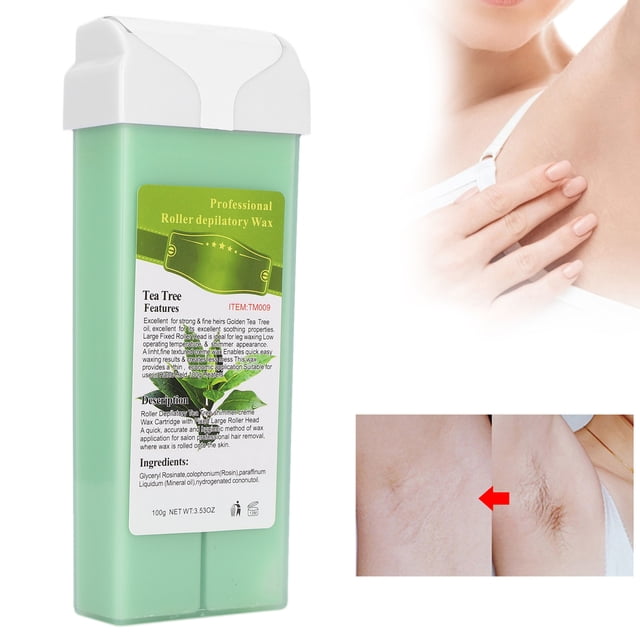 Depilatory Wax Roller, Skin Friendly Prevent Hair Regrowth Mild Safe Roll On Wax For Home Use