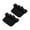 Black, variant on lacooooppia Lifting Grip Pads Palm Protection Sports Four Finger Breathable Anti Slip Palm Black