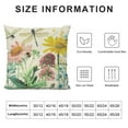 thumbnail image 5 of ONETECH Spring Floral Throw Pillow Cover  Wildflowers Plants Butterfly Patio Decorative Pillow Cushion Cases Outdoor Cushion Covers for Couch Sofa Bedroom Car Home Decor, 5 of 5