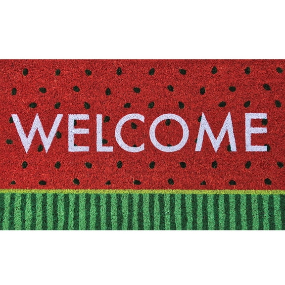 Briarwood Lane Summer Coir Doormat 30x18 Watermelon For Summer Coir Doormat