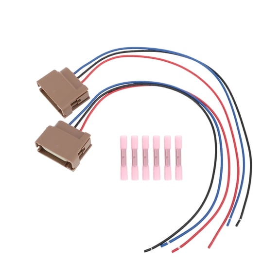 Unique Bargains No.55079378AF Headlight Wiring Harness Assembly for Jeep Grand Cherokee 2011-2021 Turn Signals Lamp Wire Harness 6 Pcs Terminals 30cm 1 Set