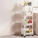 thumbnail image 5 of Xihbxyly Carrito de Almacenamiento, Organizador Versátil de Cuatro Niveles, Carrito de Cocina Fácil de Mover, Elegante Estante para Refrigerios, Multiusos, Solución de Almacenamiento para El Hogar, D, 5 of 7