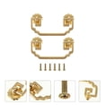 thumbnail image 4 of 2Pcs Kitchen Cupboard Handles Copper Golden for Interior Designers 8.8x3.7cm, 4 of 8