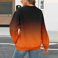 thumbnail image 4 of Ounisa Women's Casual Loose Fit Pocket Shirts Printed Gradient Coats Tops Sweatshirts Pullover, 4 of 5