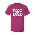 thumbnail image 2 of Wild Bobby, Best Paw Dog Dad, Pop Culture, Men Graphic Tee, Fuschia, 4X-Large, 2 of 3