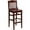 Mahogany, variant on Flash Furniture HERCULES Series School House Back Walnut Wood Restaurant Barstool
